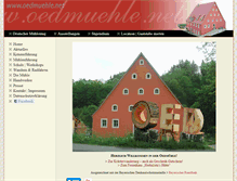 Tablet Screenshot of oedmuehle.net